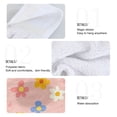thumbnail image 5 of Flowers Pink Background Pattern Hand Towels 2 Pack Quick Dry Velvet Soft with Velcro Kitchen Bath 14x18in, 5 of 7