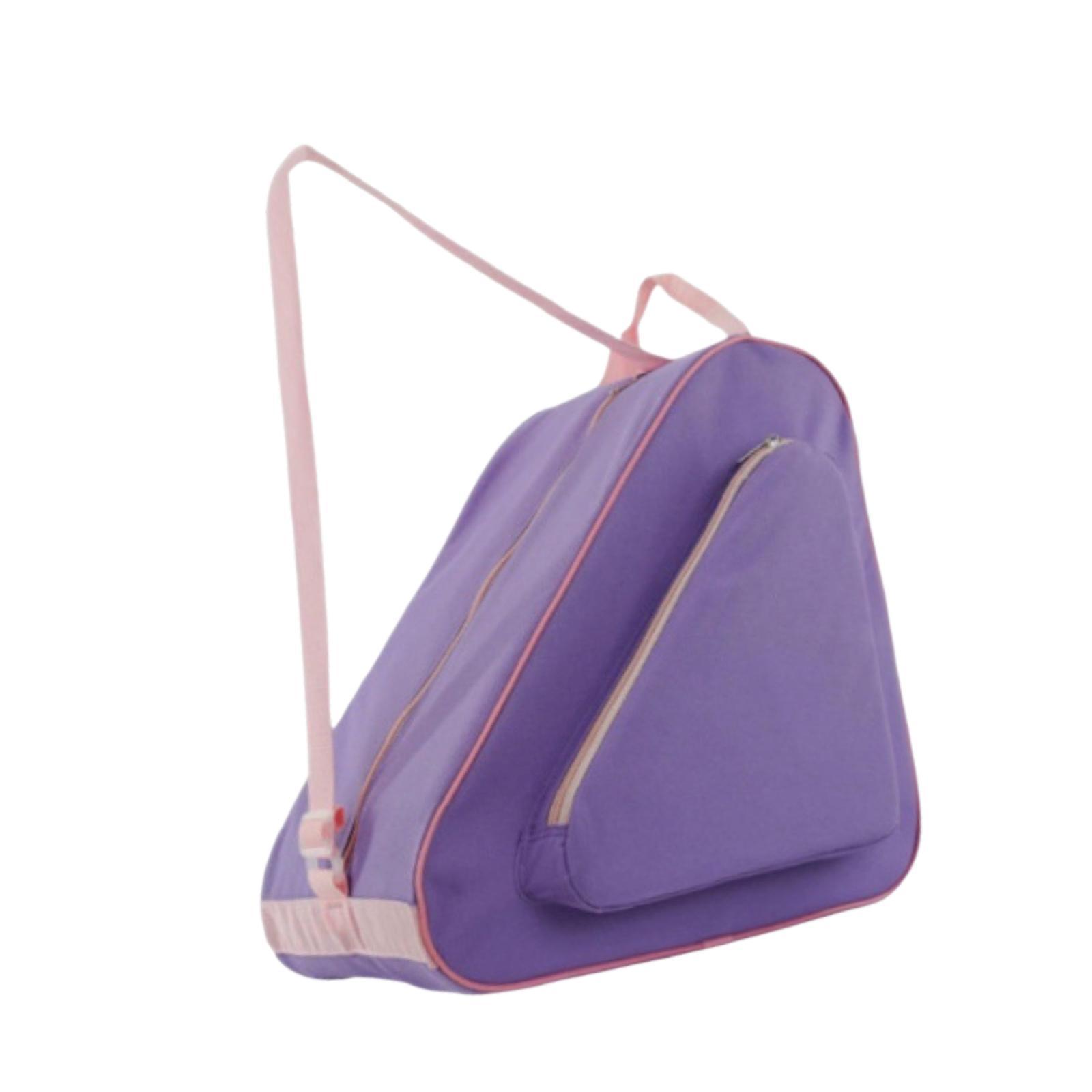 Skates Storage Bag Roller Skate Bag Ice Skating Shoes Carrier Polyester Material for Adults and Children