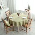 thumbnail image 1 of Nappes WEIGE pour Tables Rondes 43 Pouces, Tissu en Lin Durable, Nappes Lavables, Nappes Rondes pour Décorations de Table de Cuisine Salle à Manger, 1 of 1