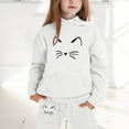 thumbnail image 2 of LIUYUNNN Kids Girls Boys Sweatsuit Set 2 Piece Long Sleeve Cartoon Pullover Hooded Sweatsuits Pullover Sweatpants Joggers Set Fall Clothes Boys Jogger Set 3-4 Years Boys Girls Fall and Winter Outfits, 2 of 7