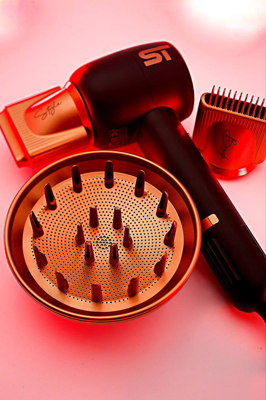 Curly Hair Diffuser Attachment by Supreme Trimmer | Adaptable for Blow Dryer SHD347 for Curly, Wavy & Natural Looking Hair | HDi300 Copper