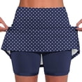 thumbnail image 2 of Hulanddfd Women's Shorts Polka Dot Print High Waist Tight Yoga Pants Bronze Size XL, 2 of 4