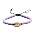thumbnail image 3 of 1 Set Braided Bracelets Handcrafted Comfortable Adjustable Drawstring Bracelet Exotic Teen Girls Fashion Accessory for Daily Dress Purple, 3 of 8