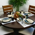 thumbnail image 4 of Gibson Althea 16 Piece Dinnerware Set, Teal, 4 of 5