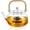 49 oz, variant on 40OZ/1200ML Glass Pumpkin Teapot with Removable Infuser & Lid, Stovetop & Microwave Safe Clear Borosilicate Glass Maker Water Kettle for Loose Leaf Blooming