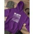 thumbnail image 3 of Black Whyte Techno Style Hoodie Men -Image by Shutterstock, Male Small, 3 of 4