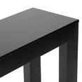 thumbnail image 4 of Plank+Beam 56" Modern Console Table, Solid Wood Narrow Entryway Table, Black, 4 of 8