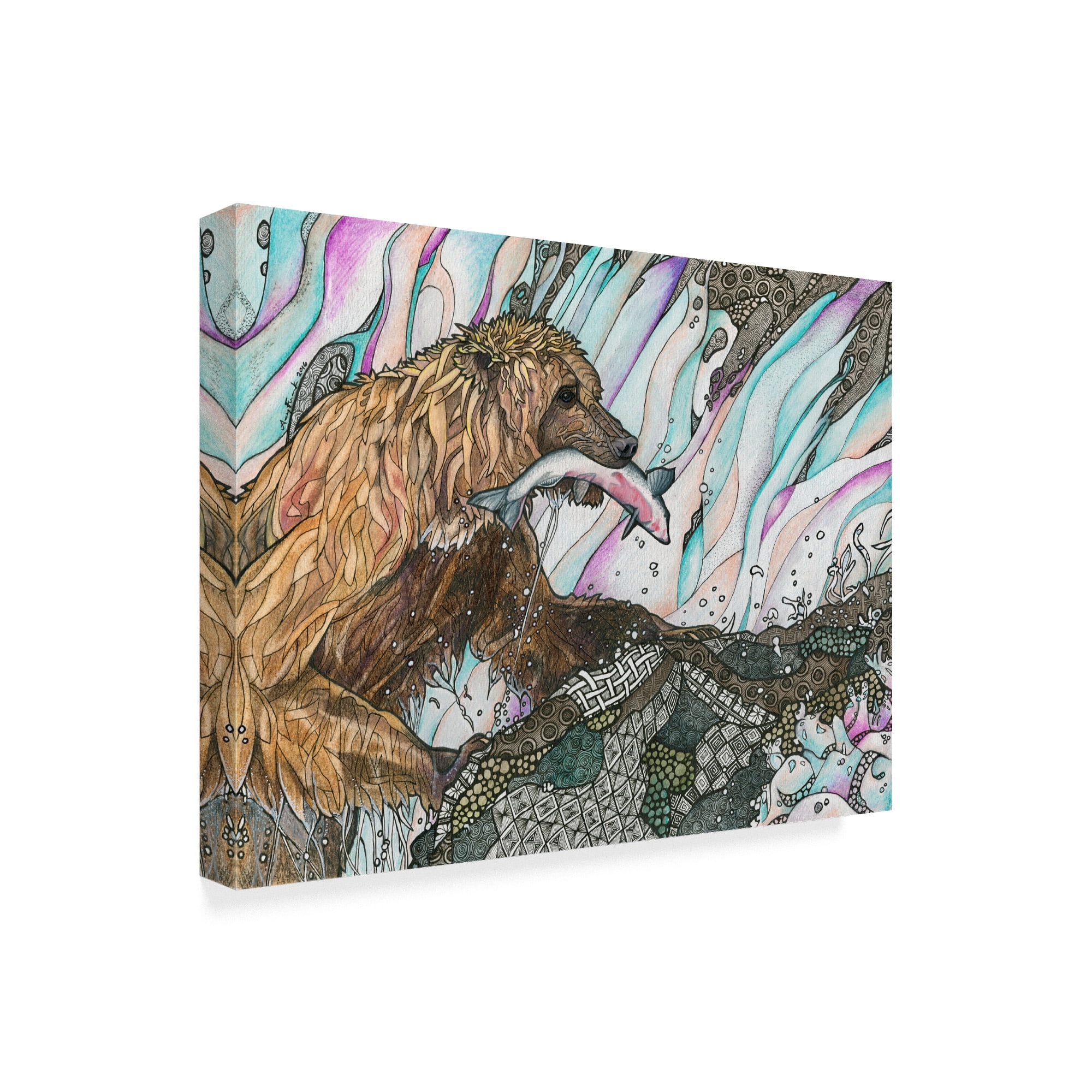 Trademark Fine Art 'The Way Of The River' Canvas Art by Amy Frank