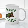 thumbnail image 5 of CafePress - Feeling Froggy? Mug - 11 oz Ceramic Mug - Novelty Coffee Tea Cup, 5 of 6