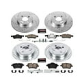 thumbnail image 3 of PowerStop Front and Rear Z23 Evolution Sport Carbon-Fiber Ceramic Brake Pad and Drilled & Slotted Rotor Kit Fits: MINI COOPER Select Models K6299, 3 of 10