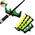 thumbnail image 3 of pitrice Fishing Rod Pole Holder Carp Bank Tripod Pole Rest Head Rack 3 Hole 160mm, 3 of 5