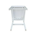 thumbnail image 5 of International Concepts Wood San Remo Slat Back Counter Height Stool in White - 24" Seat Height, 5 of 10