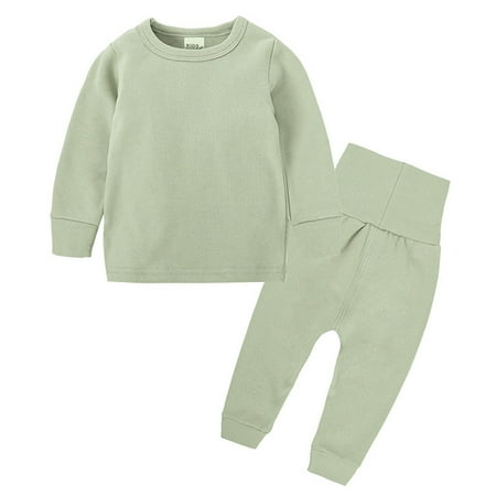 

ZHAGHMIN 18 Months Boy Clothes Toddler Kids Babys Girls Boys Spring Winter Solid Long Sleeve Pants Hoodie Sweatshirt Sleepwear Set Outfits Clothes Bodysuit Baby Boy Baby Toddler Winter Outf