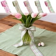 thumbnail image 7 of A Easter Craft Ribbon With Egg And Bunny Print, Wired Polyester For Wreath Making, Gift Wrapping And Spring Holiday Diy Projects 177.17X2.48X0.1In 0.2Lb, 7 of 7