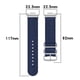 thumbnail image 2 of Inteprter Correa de repuesto para reloj inteligente, correa ajustable, piezas de reparación de coloridas tejidas, compatibles con accesorios Watch Electrónica Azul oscuro, 2 of 6