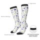 thumbnail image 4 of Fotbe Purple Chicory Calcetas Divertidas Estampadas para Hombre y Mujer, Calcetas de Algodón hasta la Rodilla para Caminar, Correr, Enfermería y Embarazo, 4 of 6