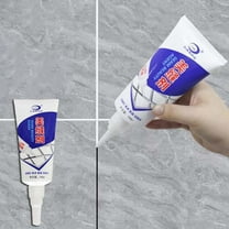 Xecvkr 180ml Water-Based Tile Grout Sealer for Bathroom Kitchen Pool Waterproof Anti-Oil Easy Clean White Color