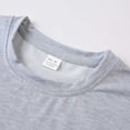 thumbnail image 6 of Men's T-Shirt Pocket Short Sleeve Shirts Running Athletic Workout Active Sun Protection Quick Dry Big and Tall Size S-3XL Gray, 6 of 8