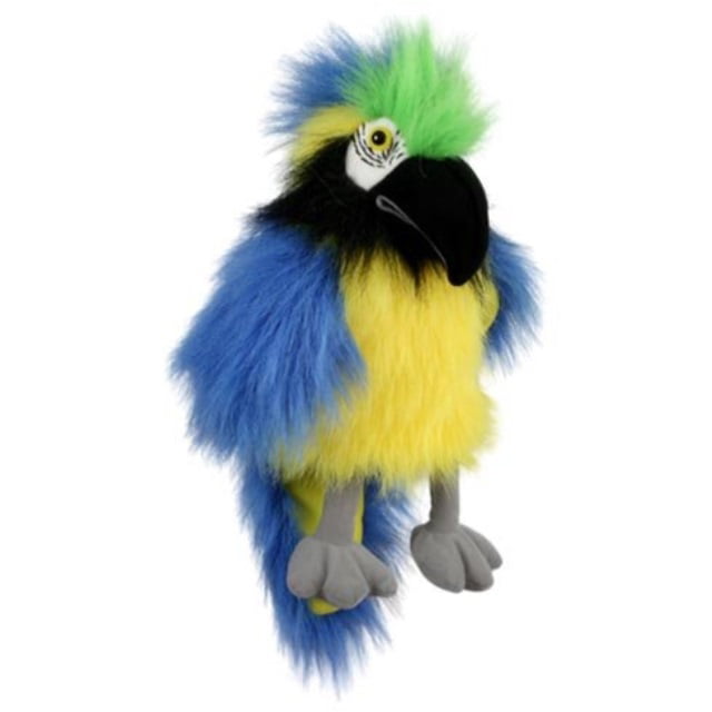 The Puppet Company Baby Birds Blue  Gold Macaw Hand Puppet 