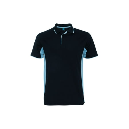 Men's Two Color Sport Polo Shirt - Golf Tennis