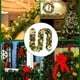 thumbnail image 3 of Advancent Plástico 2.7 m Navidad Ratán Árbol de Navidad portátil Guirnalda artificial Ventana Centro comercial de vacaciones con luz LED Kits de decoración para fiestas Oro, 3 of 5