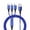 Blue, variant on MKHSQHDG Today's Deals 3In1 Fast Usb Charging Cable Universal Multi Function Cell Phone Charger Cord