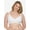 White, variant on Leading Lady, The Bettie, Latex Free Bra, Hypoallergenic, Wirless Support, Unpadded, Adjustable, All Cotton Bra (Women's & Women's Plus)