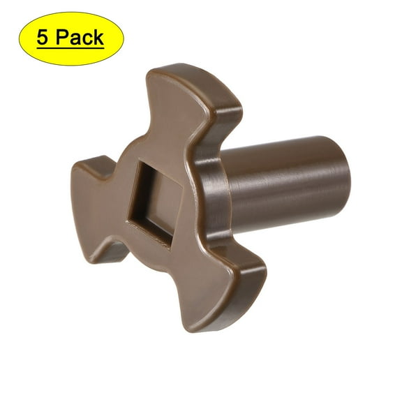 Uxcell Microwave Oven Turntable Roller Support Coupler Shaft Replacement 6mm x 8mm 5 Pcs
