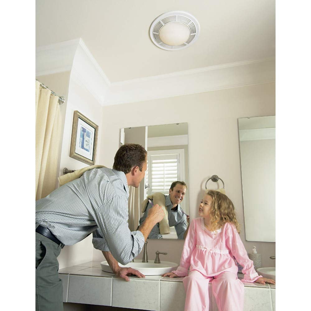 Broan NuTone 100 CFM 100 Watt Bathroom Exhaust Fan, White