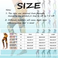 thumbnail image 2 of MKLEKYY Leggings deportivos para mujer, leggings de cintura alta con estampado para yoga, correr, fitness diario, 2 of 3