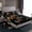 Brown, variant on Manfei Jungle Animal Bear Bed Sheets,Rustic Farmhouse Cabin King Sheets,Brown Orange Sheet Set For Kids Teens,Luxury Bedroom Decor,4pcs