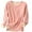 Pink, variant on Fengactive Women's Long Sleeve Thermal Pullover Winter Warm Crewneck Shirts Fleece Lined Pajamas Tops Soft Loungewear