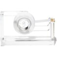 thumbnail image 4 of OfficeGoods Dispensador de cinta acrílica: hermoso accesorio moderno para el elegante escritorio del hogar, la oficina o la escuela, tiene capacidad estándar, dorado, 4 of 5