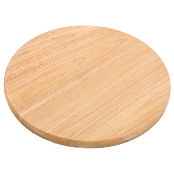 Milisten Round Wooden Chair Seat Replacement Part Easy to Install Light Brown