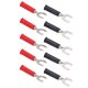 thumbnail image 2 of 10 Uds. Conectores de cable de pala de horquilla Material DE LATÓN DE PVC 8mm/0,3 pulgadas Y tipo 4mm/0,2 pulgadas agujero tipo U conector Banana 30Vac?60Vdc, 2 of 8