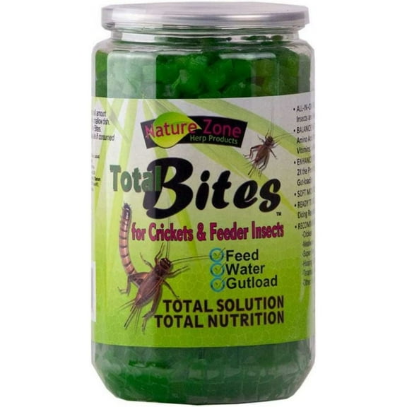 Nature Zone Total Bites for Live Feeders [Reptile, Foods Dry] 24 oz