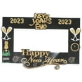 thumbnail image 5 of SASABAXI 1Pcs New Years Photo Frame Prop 65x22in Paper Hand-held New Year Eve Photo Booth Props for Family, 5 of 8