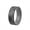 Pack C: Flag - Grey-Black, variant on Silicone Wedding Ring Unisex, Laser Printed Design, 2mm Thick in 6MM & 9MM Width