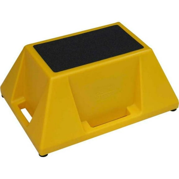 Techstar Plastics B2158768 SS-1-08 Industrial Step Stand, Yellow - 20 x 28 x 13 in.