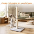 thumbnail image 4 of Poste Rascador Tubular Poli Pets con Juguete Colgante Desmontable, 4 of 7
