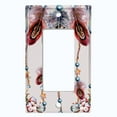 thumbnail image 5 of Metal Light Switch Plate Cover Beaded Feather Dreamcatcher DRM010, 5 of 13