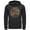 Black, variant on Men's Nintendo Mario Luigi Back to Back  Pull Over Hoodie Black Small