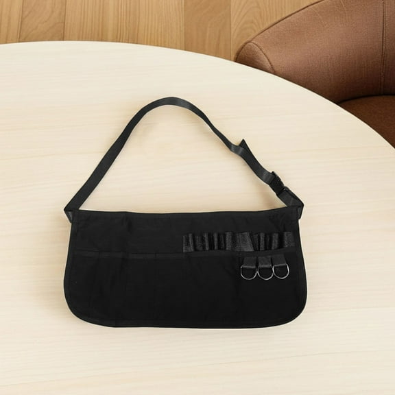 WHAMVOX 3pcs Barber Tools Storage Apron Hairstylist Aprons For Women Waterproof Half Aprons With Multi-Functional Pockets Adjustable Waist Straps Cosmetology Aprons For Salon