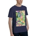 thumbnail image 2 of Bingfone Watercolor Blooming Cactus Men'S Loose Fit Short-Sleeve Pocket T-Shirt, 2 of 7