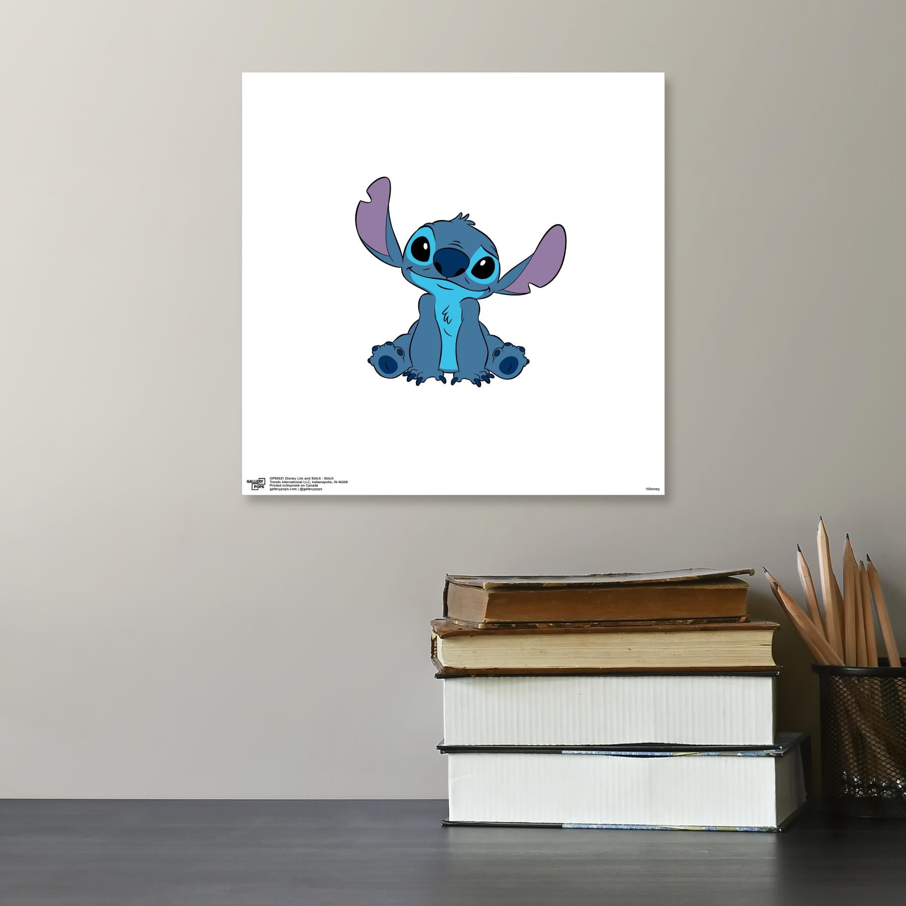 Gallery Pops Disney Lilo & Stitch - Stitch Wall Art, Unframed Version, 12" x 12"