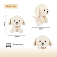 thumbnail image 2 of Peluche De Perrito Orejas Largas Con Cascabel En Correa, 2 of 5