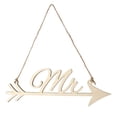 thumbnail image 3 of Pair of mr & mrs Arrow Sign Wedding Home Decoration, 3 of 6