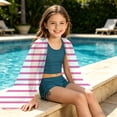 thumbnail image 3 of OGLCCG Sarong Cover Up Girls Beach Cover Up Bikini Bathing Suit Swimwear Coverup Long Sarongs Beach Wraps for Girls 3-16 Years, 3 of 7