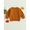thumbnail image 5 of Wassery Baby Halloween Sweatshirt Long Sleeve Pumpkin Letter Print Pullovers Tops 6M 12M 18M 24M 3T Toddler Girl Boy Autumn Clothes, 5 of 8