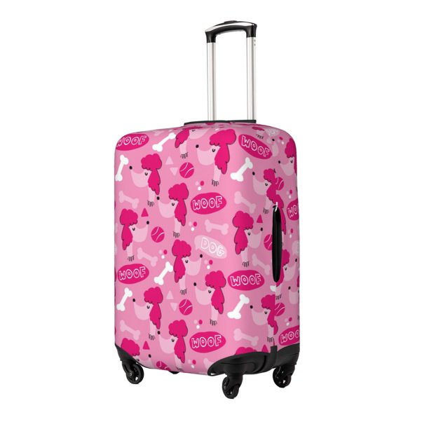 Fotbe Poodle Dog Funda Protectora para Equipaje, Antirrayones y Resistente a la Suciedad, Compatible con Maletas de 18 a 32 Pulgadas-X-Large